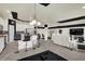Spacious living space with a kitchen, dining area, and comfortable seating at 1347 Shaw Ln, Shelbyville, IN 46176