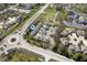 Aerial view of a residential neighborhood with neatly arranged homes, condos, and green spaces at 1568 Brookfield Cir, Franklin, IN 46131