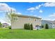 A large, well-maintained backyard features a patio set perfect for outdoor relaxation and entertaining at 15752 Matthews Ln, Noblesville, IN 46060