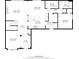 Detailed floor plan of the first floor showcasing the layout of the kitchen, living room, dining area, and other rooms at 15752 Matthews Ln, Noblesville, IN 46060