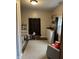 Well-organized Bedroom featuring a crib, dresser, and cozy reading nook provides a comforting environment at 17245 N 200 E, Summitville, IN 46070