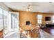 Bright dining area offering lots of natural light, and open design connecting to the living room at 1850 Blue Pine Ln, Indianapolis, IN 46231