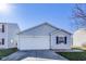 Charming single-story home featuring an attached garage and well-maintained lawn at 1850 Blue Pine Ln, Indianapolis, IN 46231