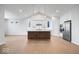 Modern kitchen featuring stainless steel appliances, a large island, and ample counter space at 19036 Karyn Ln, Noblesville, IN 46062