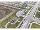 Aerial view of a community with playground and parking spaces at 19350 Goins Blvd, Westfield, IN 46074