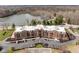 Aerial view of the property, lake and surrounding community featuring water access and green space at 20971 Shoreline Ct # Apt 212, Noblesville, IN 46062