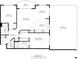 Floor plan of the home showing layout and dimensions of bedrooms, bathrooms, living area and balcony at 20971 Shoreline Ct # Apt 212, Noblesville, IN 46062