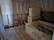 An unfinished bathroom remodel with a bathtub at 21977 Craig Ave, Noblesville, IN 46060
