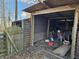 View of a shed with a fenced area at 21977 Craig Ave, Noblesville, IN 46060