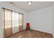 Bright bedroom featuring neutral carpet, a single window and an orange accent chair at 3045 Sholty Ct, Cicero, IN 46034