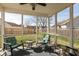 Back porch featuring an outdoor seating area with an outdoor view at 3045 Sholty Ct, Cicero, IN 46034