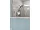 Modern shower with glass enclosure, handheld shower head, and tile surround at 3121 Arkle Rd, Westfield, IN 46074