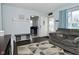 Open-concept living area with comfortable seating, stylish decor, and great lighting at 3618 Spann Ave, Indianapolis, IN 46203