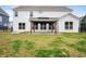 Expansive backyard with well-maintained lawn and a charming gazebo-covered patio, perfect for outdoor relaxation at 4241 Risen Star Way, Bargersville, IN 46106