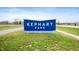The Kephart Park sign is on green grass, inviting visitors to enjoy the outdoor space at 4241 Risen Star Way, Bargersville, IN 46106