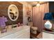 Bathroom featuring a single vanity and a shower tub combination at 509 W Pierson St, Greenfield, IN 46140