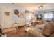 Cozy living room with wood floors, comfortable seating, and a welcoming atmosphere at 509 W Pierson St, Greenfield, IN 46140