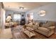 Spacious living room with wood floors, comfortable seating, and plenty of natural light at 509 W Pierson St, Greenfield, IN 46140