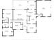Detailed first floor plan with room dimensions at 625 Mulberry St, Zionsville, IN 46077