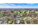 Beautiful aerial view of homes near a golf course with mature trees and blue skies at 6537 Grosvenor Pl, Indianapolis, IN 46220