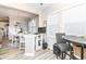 Bright breakfast nook features countertop seating area and a table area with lots of natural light at 811 Harley Ln, Westfield, IN 46074