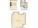 Floor plan showcasing optional fireplace, luxury tile shower, and extended garage at 811 Harley Ln, Westfield, IN 46074