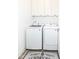 Functional laundry room with a washer and dryer and overhead storage space at 811 Harley Ln, Westfield, IN 46074