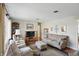 Inviting living room with comfortable seating, warm lighting, and decor at 110 Jordan Ct, Martinsville, IN 46151
