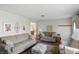 Serene living room featuring neutral tones, decor, and comfortable furniture at 110 Jordan Ct, Martinsville, IN 46151