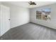 Cozy bedroom features carpet, a window, natural light, and ceiling fan at 11063 Deer Valley Dr, Indianapolis, IN 46229