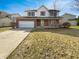 Charming two-story home with a brick facade and a well-manicured front yard, perfect for curb appeal at 11063 Deer Valley Dr, Indianapolis, IN 46229