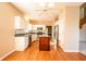 Spacious kitchen features a center island, stainless appliances, and generous lighting at 11229 Echo Ridge Ln, Indianapolis, IN 46236