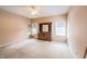 Large primary bedroom with ceiling fan, natural light, and dresser at 11229 Echo Ridge Ln, Indianapolis, IN 46236