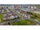 Aerial view of townhomes in a well-planned community near shopping and dining at 11475 Clay Ct # 102, Fishers, IN 46037