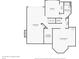 Floor plan of the basement showing a Gathering room, bedroom, storage, and an unfinished gym area at 11941 Sand Dollar Cir, Indianapolis, IN 46256