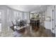 Eat-in kitchen featuring a breakfast nook and large kitchen island with barstool seating at 12065 Watermark Ct, Indianapolis, IN 46236
