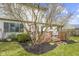 The house features a wood deck, perfect for outdoor entertaining and enjoying the backyard at 12161 Pebblebrooke Ct, Indianapolis, IN 46236