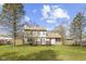 This home has a big yard with a back deck, great for outdoor activities and entertaining at 12161 Pebblebrooke Ct, Indianapolis, IN 46236
