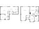 Detailed floor plan showcasing the layout of this two-story home at 14466 Chapelwood Ln, Fishers, IN 46037