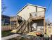 Back of the house with wood decks and stairs that add architectural detail and outdoor space at 1727 N New Jersey St # A, Indianapolis, IN 46202
