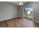 Dining area with a sliding glass door to the patio provides abundant natural light at 17877 Haralson Row, Westfield, IN 46074