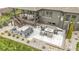 Backyard patio featuring an outdoor grill and comfortable seating area at 18271 Lake Winds Dr, Westfield, IN 46074