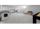 Spacious basement is carpeted and complete with play area and a swing at 18271 Lake Winds Dr, Westfield, IN 46074