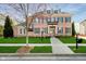 Charming brick home with blue shutters, a manicured lawn, and inviting curb appeal at 1997 Finchley Rd, Carmel, IN 46032