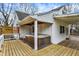 Wooden deck with a built-in hot tub enclosed by a privacy fence at 214 W Elbert St, Indianapolis, IN 46217