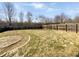 Spacious backyard with wood fence, full lawn, and room to entertain at 2350 Bridlewood Dr, Franklin, IN 46131