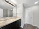 Bright bathroom with double sinks and a spacious countertop at 2350 Bridlewood Dr, Franklin, IN 46131