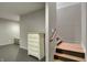 Basement area with a wooden staircase at 2753 Stones Bay Dr, Greenwood, IN 46143