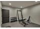 Home gym with weight equipment and a neutral color scheme at 2753 Stones Bay Dr, Greenwood, IN 46143