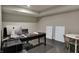 Well-lit home office setup with a computer, desk, and natural lighting at 2753 Stones Bay Dr, Greenwood, IN 46143